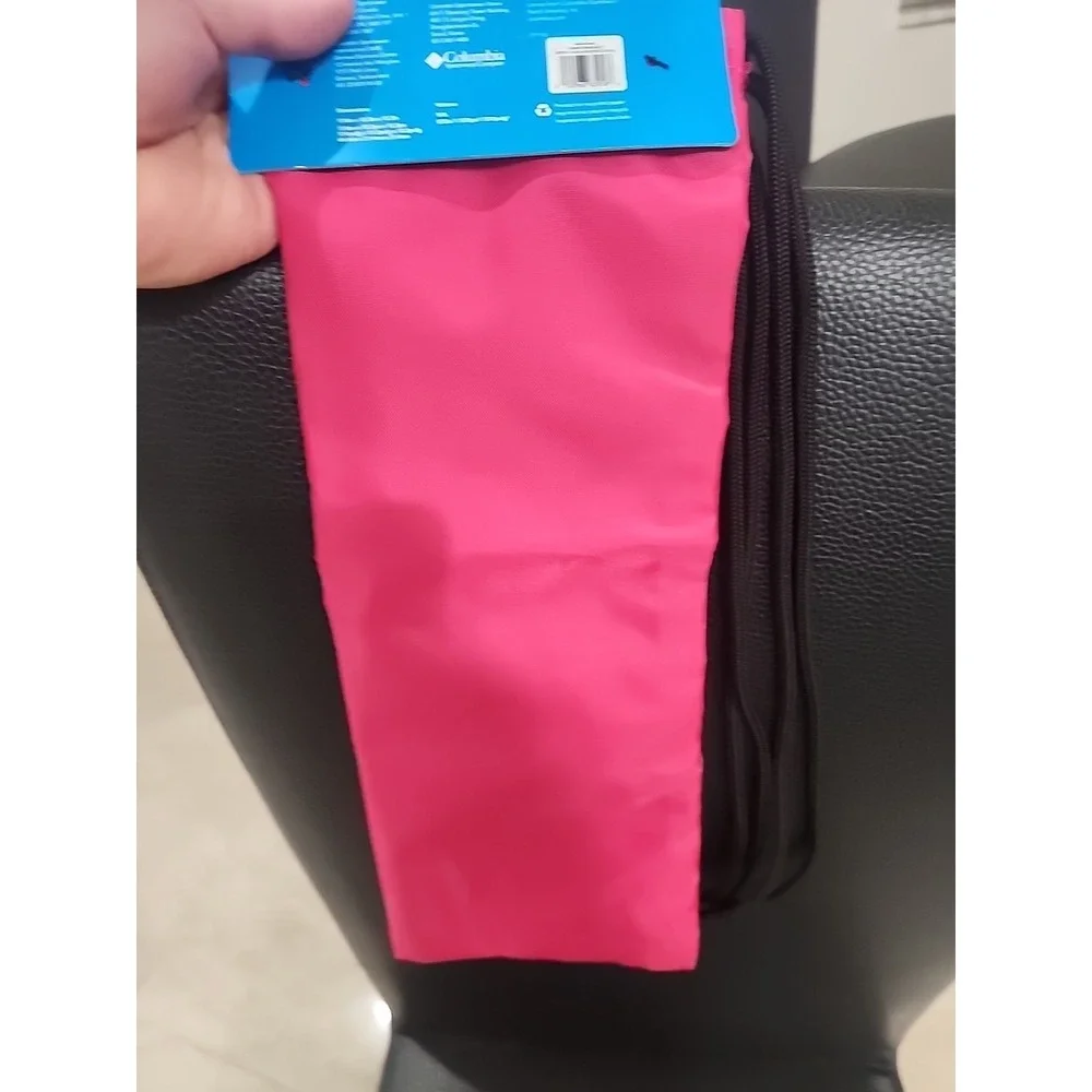 Columbia‎ Pink Drawstring Bag – Lightweight Gym Pack – Unisex Sports Gear - NEW!